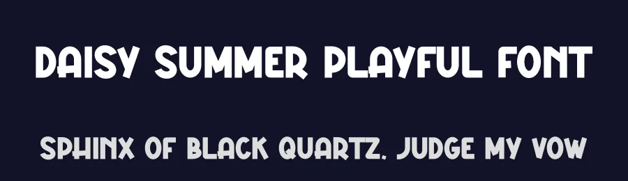 Daisy Summer Playful Font by andikastudio — Display Font — thumbnail 2