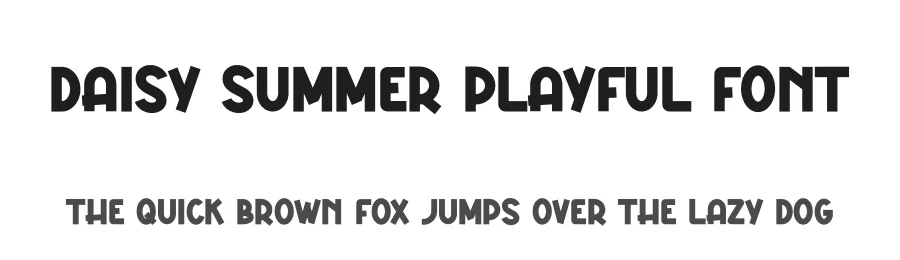Daisy Summer Playful Font by andikastudio — Display Font
