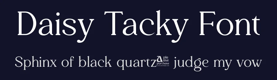 Daisy Tacky Font by Artchitype Studio — Display Font — thumbnail 2