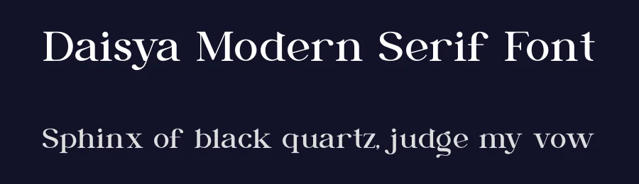 Daisya Modern Serif Font by ErmediaStudio — Serif Font — thumbnail 2