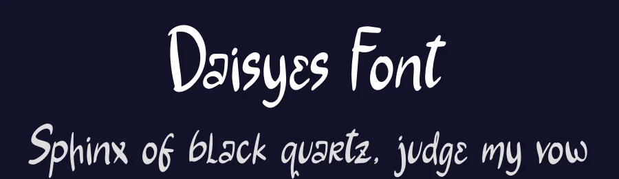 Daisyes Font by Denustudios — Script Handwritten Font — thumbnail 2