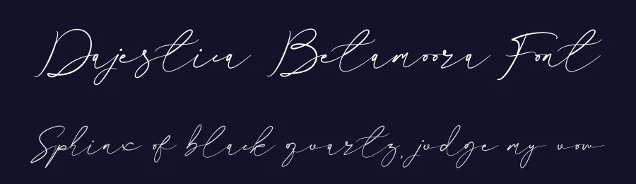 Dajestica Betamoora Font by JNJ studio — Script Handwritten Font — thumbnail 2