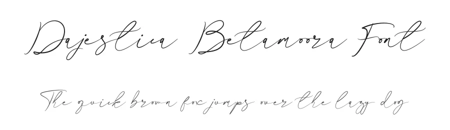 Dajestica Betamoora Font by JNJ studio — Script Handwritten Font