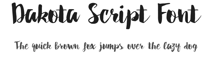 Dakota Script Font by Hamilton β Script Handwritten Font