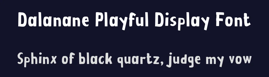 Dalanane Playful Display Font by Mei Suseno — Decorative Font — thumbnail 2