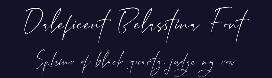 Daleficent Belasstina Font by Storytype — Script Handwritten Font — thumbnail 2