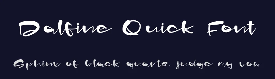 Dalfine Quick Font by perspectype — Display Font — thumbnail 2