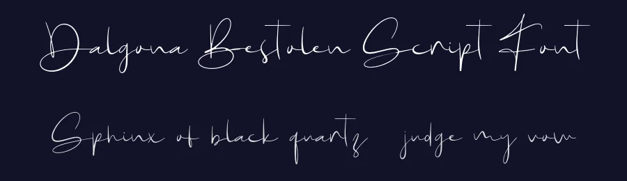 Dalgona Bestolen Script Font by Forberas Foundry — Script Handwritten Font — thumbnail 2