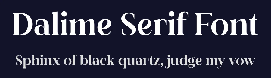 Dalime Serif Font by Storytype — Serif Font — thumbnail 2