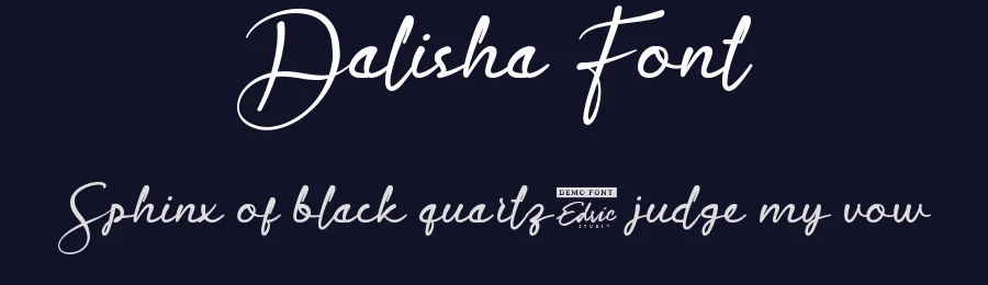 Dalisha Font by edricstudio — Script Handwritten Font — thumbnail 2