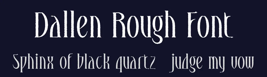 Dallen Rough Font by craftsupplyco — Display Font — thumbnail 2