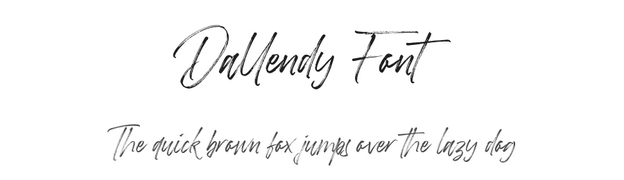 Dallendy Font by metafontsy — Script Handwritten Font