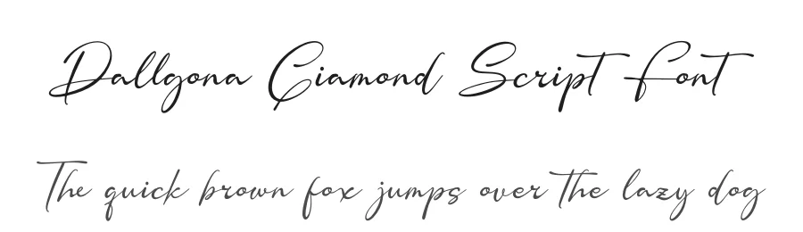 Dallgona Giamond Script Font by Denustudios — Script Handwritten Font