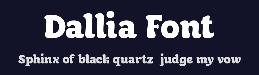 Dallia Font by ReyreyBlue — Display Font — thumbnail 2