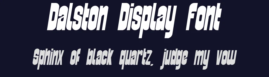 Dalston Display Font by nestype — Display Font — thumbnail 2