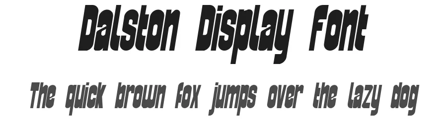 Dalston Display Font by nestype — Display Font