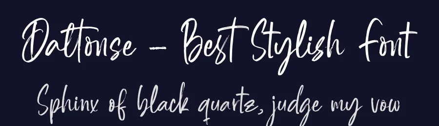 Daltonse – Best Stylish Font by letterenastudios — Script Handwritten Font — thumbnail 2