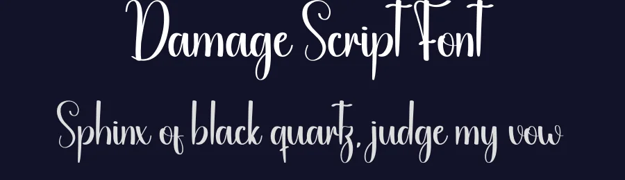 Damage Script Font by andikastudio — Script Handwritten Font — thumbnail 2