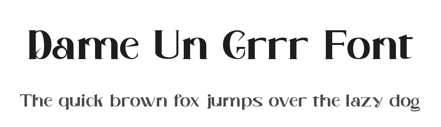 Dame Un Grrr Font by Letternesia studio — Display Font