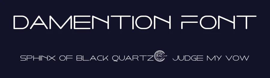 Damention Font by RaisProject — Sans Serif Font — thumbnail 2