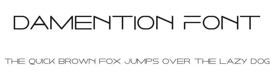 Damention Font by RaisProject — Sans Serif Font