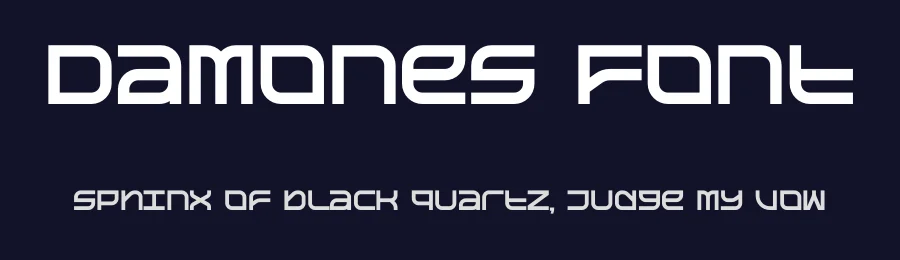 Damones Font by Skytroopas — Display Font — thumbnail 2