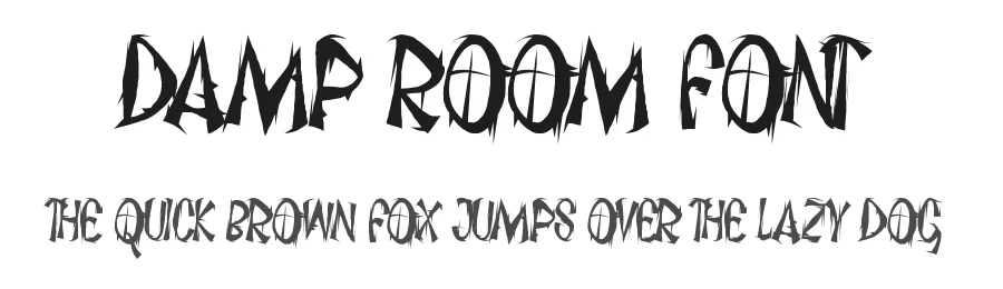 Damp Room Font by noahtype — Decorative Font