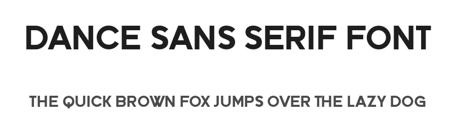 Dance Sans Serif Font by vladimirnikolic — Sans Serif Font
