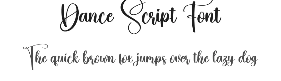 Dance Script Font by creativeletter — Script Handwritten Font