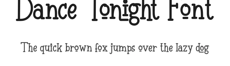 Dance Tonight Font by RaisProject — Display Font