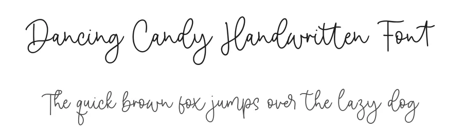 Dancing Candy Handwritten Font by balpirick — Decorative Font