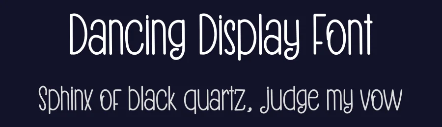 Dancing Display Font by inermediaSTUDIO — Display Font — thumbnail 2