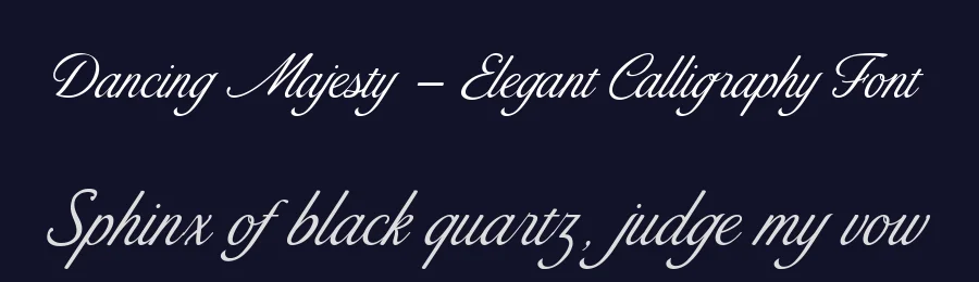 Dancing Majesty – Elegant Calligraphy Font by fikryalstudio — Script Handwritten Font — thumbnail 2