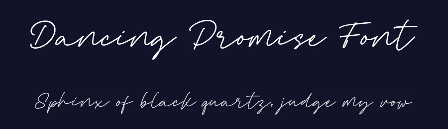 Dancing Promise Font by qwrtype — Script Handwritten Font — thumbnail 2