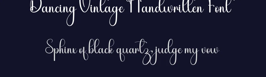 Dancing Vintage Handwritten Font by inermediaSTUDIO — Script Handwritten Font — thumbnail 2