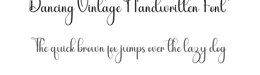 Dancing Vintage Handwritten Font by inermediaSTUDIO — Script Handwritten Font