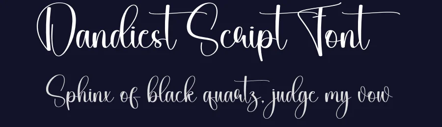 Dandiest Script Font by creativeletter — Script Handwritten Font — thumbnail 2