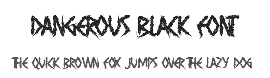 Dangerous Black Font by noahtype — Decorative Font