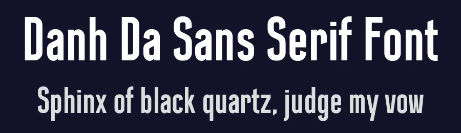 Danh Da Sans Serif Font by Behalf Studio — Decorative Font — thumbnail 2