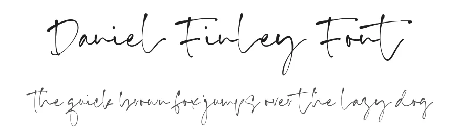 Daniel Finley Font by Timur type — Script Handwritten Font