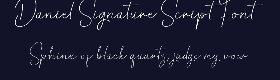 Daniel Signature Script Font by creativeletter — Script Handwritten Font — thumbnail 2