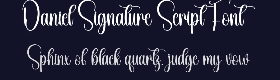 Daniel Signature Script Font by andikastudio — Script Handwritten Font — thumbnail 2