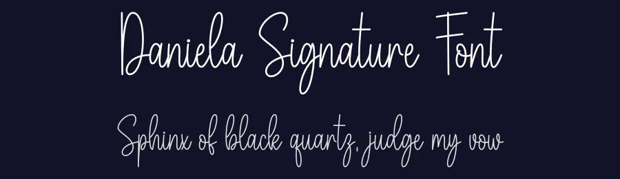 Daniela Signature Font by DN Creative — Script Handwritten Font — thumbnail 2