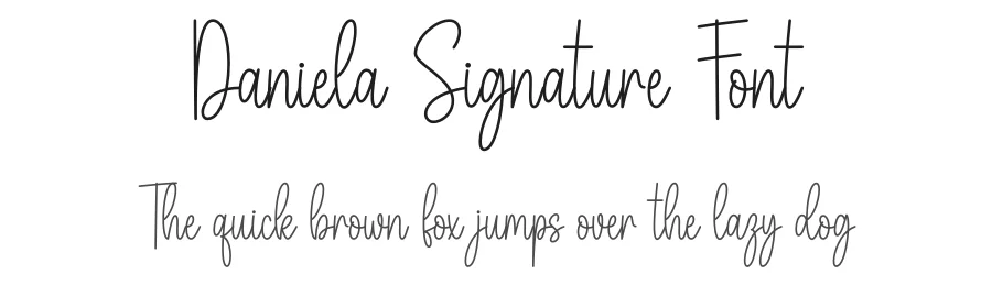 Daniela Signature Font by DN Creative — Script Handwritten Font