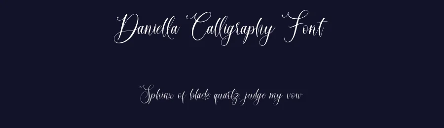 Daniella Calligraphy Font by sizimon — Script Handwritten Font — thumbnail 2