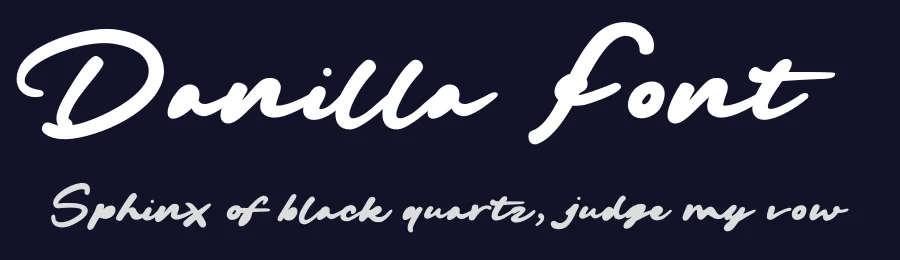 Danilla Font by typeline studio — Script Handwritten Font — thumbnail 2