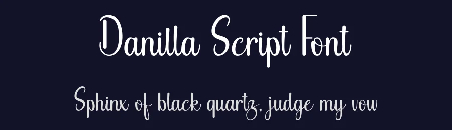 Danilla Script Font by Letterayu — Script Handwritten Font — thumbnail 2