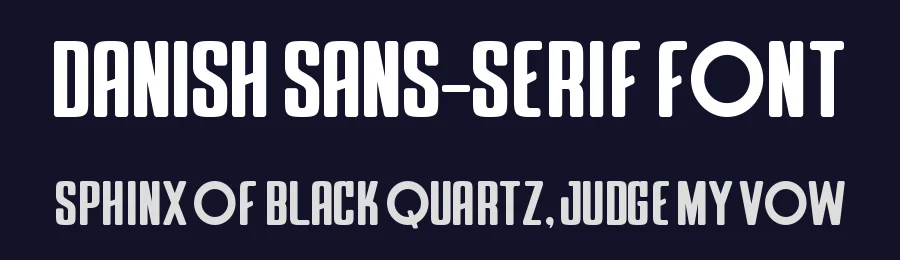 Danish Sans-Serif Font by Almairatype — Display Font — thumbnail 2