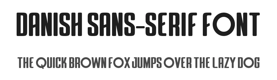 Danish Sans-Serif Font by Almairatype — Display Font
