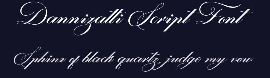 Dannizatti Script Font by SlexStudio — Script Handwritten Font — thumbnail 2